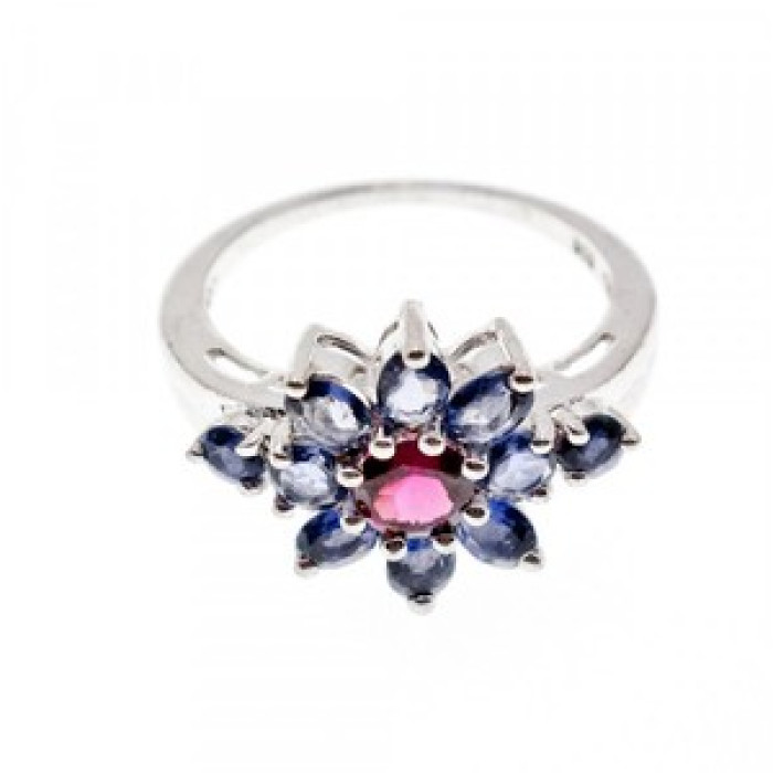 925 Sterling Silver Spinel & Tanzanite 