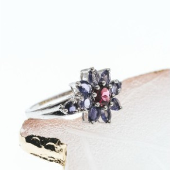 925 Sterling Silver Spinel & Tanzanite 