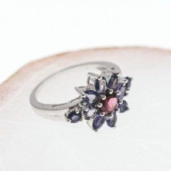 925 Sterling Silver Spinel & Tanzanite 