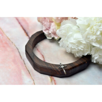 10K WHITE GOLD WHITE SAPPHIRES PENDANT