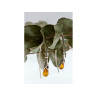 925 Sterling Silver Amber Earrings