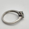 925 Sterling Silver Aquamarine Ring Size 6.5