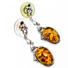 925 Sterling Silver Amber Earrings
