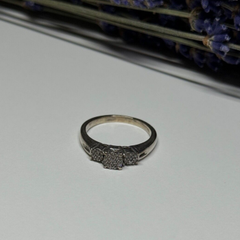 Jtw 925 Sterling Silver Sapphire Ring Size 7