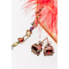 925 Sterling Silver Garnet Earrings