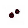 925 STERLING SILVER GARNET EARRINGS