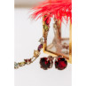 925 Sterling Silver Garnet Earrings