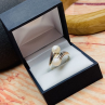 925 Sterling Silver Pearls Ring Size 7