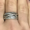 925 Sterling Silver CZ Ring Size 10