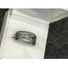 925 Sterling Silver CZ Ring Size 10