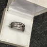 925 Sterling Silver CZ Ring Size 10
