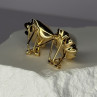 925 STERLING SILVER GOLD PLATED PEARL EARRINGS LENGTH 0.9 INCH