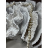 14K WHITE GOLD PEARL NECKLACE LENGTH 23 INCH