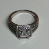 925 Sterling Silver CZ Ring Size 6