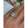 925 Sterling Silver CZ Ring Size 6