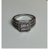 925 Sterling Silver CZ Ring Size 6
