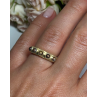 925 STERLING SILVER GOLD PLATED PEARLS RING SIZE 6