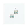 925 Sterling Silver Blue Topaz Earrings