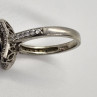 925 Sterling Silver Amethyst & ?z Ring Size 7