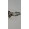 925 Sterling Silver Amethyst & Сz Ring Size 7