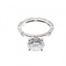 925 Sterling Silver CZ Ring Size 6