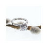 925 Sterling Silver CZ Ring Size 6