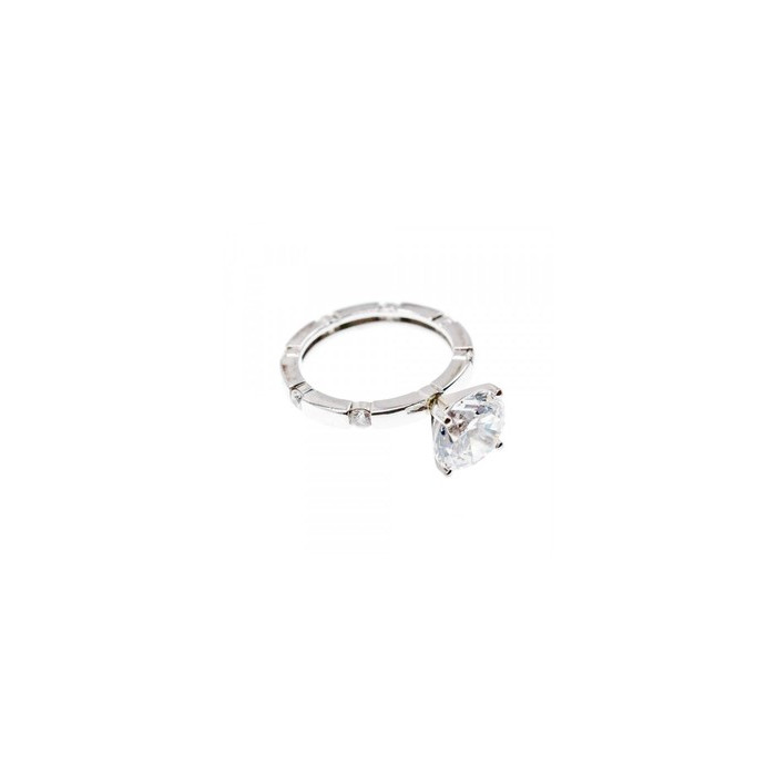 925 Sterling Silver CZ Ring Size 6