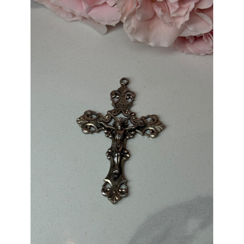 925 Sterling Silver Cross Length 2.3 In
