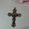 925 Sterling Silver Cross Length 2.3 In