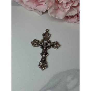 925 Sterling Silver Cross Length 2.3 In