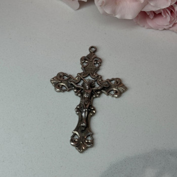 925 Sterling Silver Cross Length 2.3 In