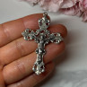 925 Sterling Silver Cross Length 2.3 In