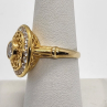 925 Sterling Silver CZ Ring Size 7.5