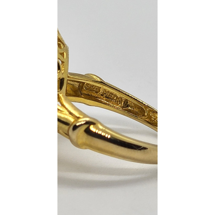 925 Sterling Silver CZ Ring Size 7.5