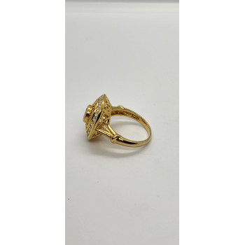 925 Sterling Silver CZ Ring Size 7.5