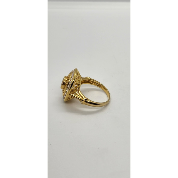 925 Sterling Silver CZ Ring Size 7.5