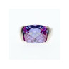 925 Sterling Silver Purple CZ Ring Size 8