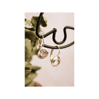 925 Sterling Silver White Beryl (goshenite) Earrings