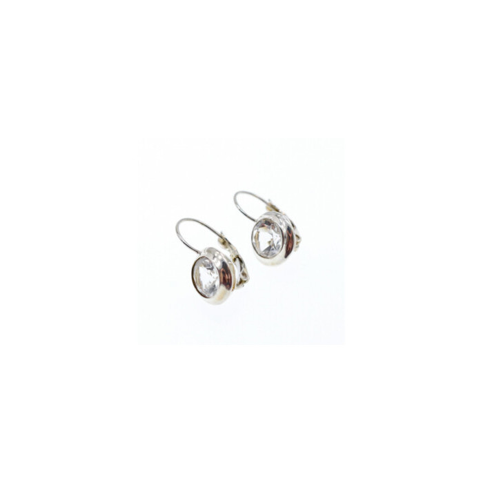 925 Sterling Silver White Beryl (goshenite) Earrings