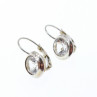 925 Sterling Silver White Beryl (Goshenite) Earrings