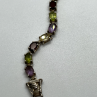 925 Sterling Silver Tourmalines Bracelet