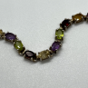 925 Sterling Silver Tourmalines Bracelet