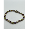 925 STERLING SILVER TOURMALINES BRACELET