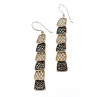 925 Sterling Silver CZ & Marcasites Earrings