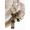 925 Sterling Silver CZ & Marcasites Earrings