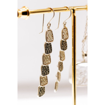 925 Sterling Silver CZ & Marcasites Earrings