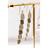 925 Sterling Silver CZ & Marcasites Earrings