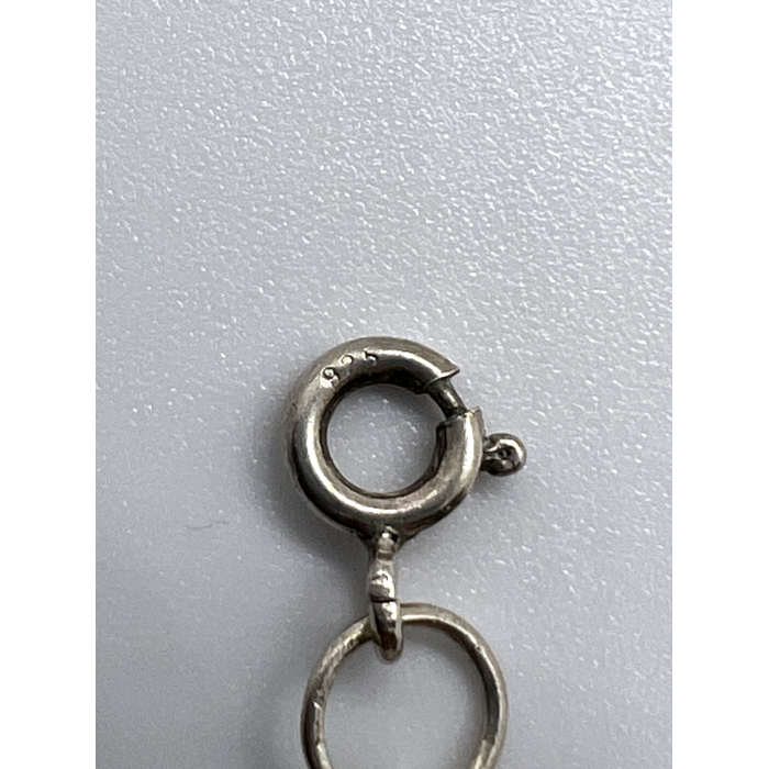 925 STERLING SILVER AGATE & MARCASITE BRACELET