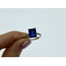 925 Sterling Silver Sapphire Ring Size 8