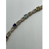 925 STERLING SILVER TOURMALINES BRACELET